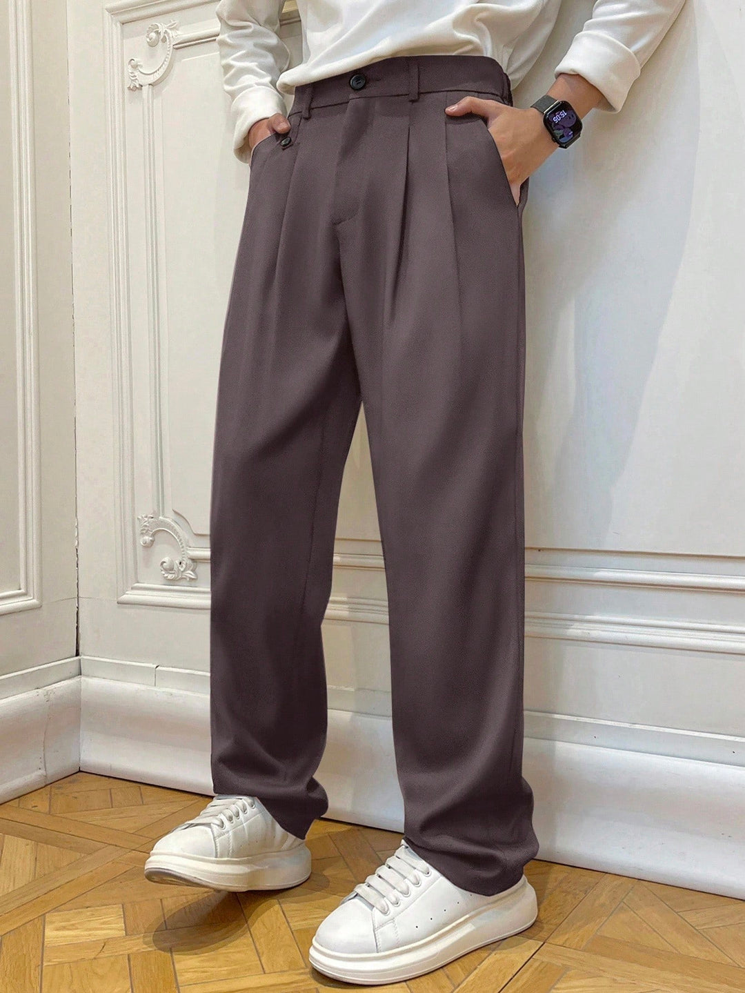 Pantaloni SHEIN, mov