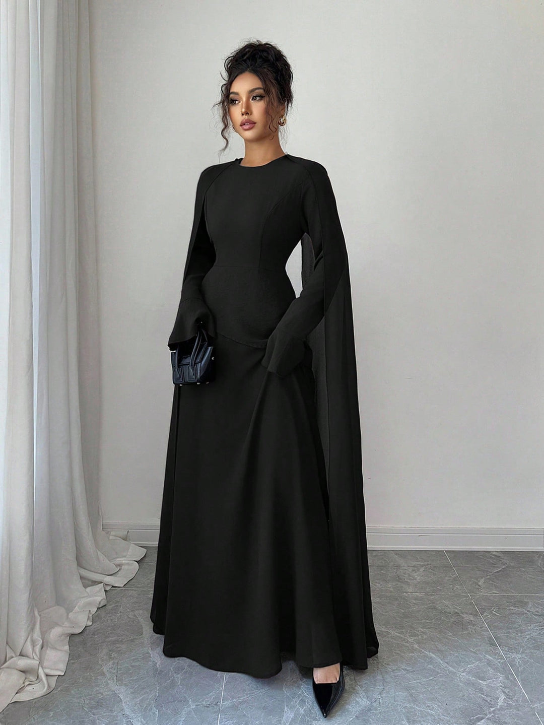 Rochie maxi SHEIN, negru