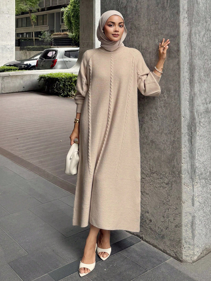 Rochie maxi SHEIN, bej