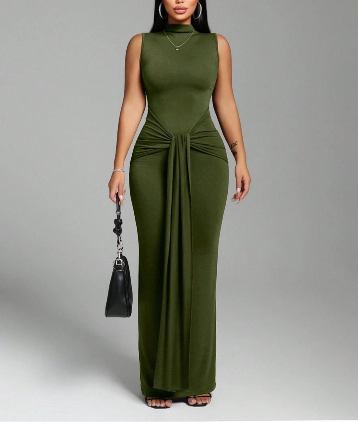 Rochie maxi SHEIN, verde