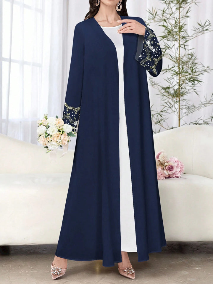Cardigan lung Shein. albastru