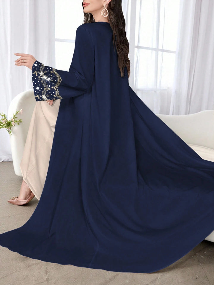Cardigan lung Shein. albastru