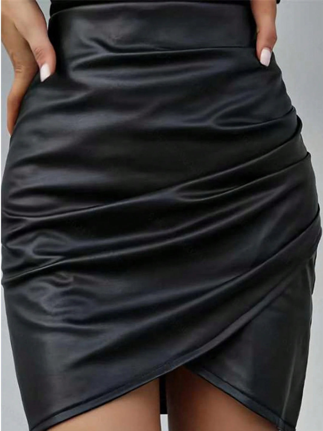 SHEIN miniszoknya, fekete