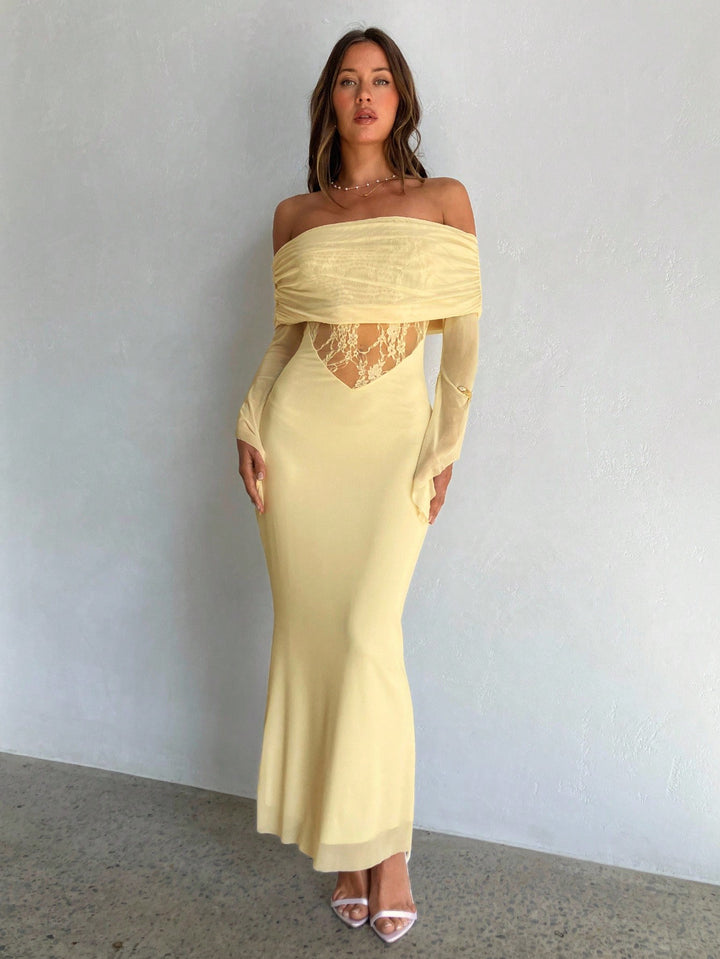 Rochie maxi SHEIN, galben