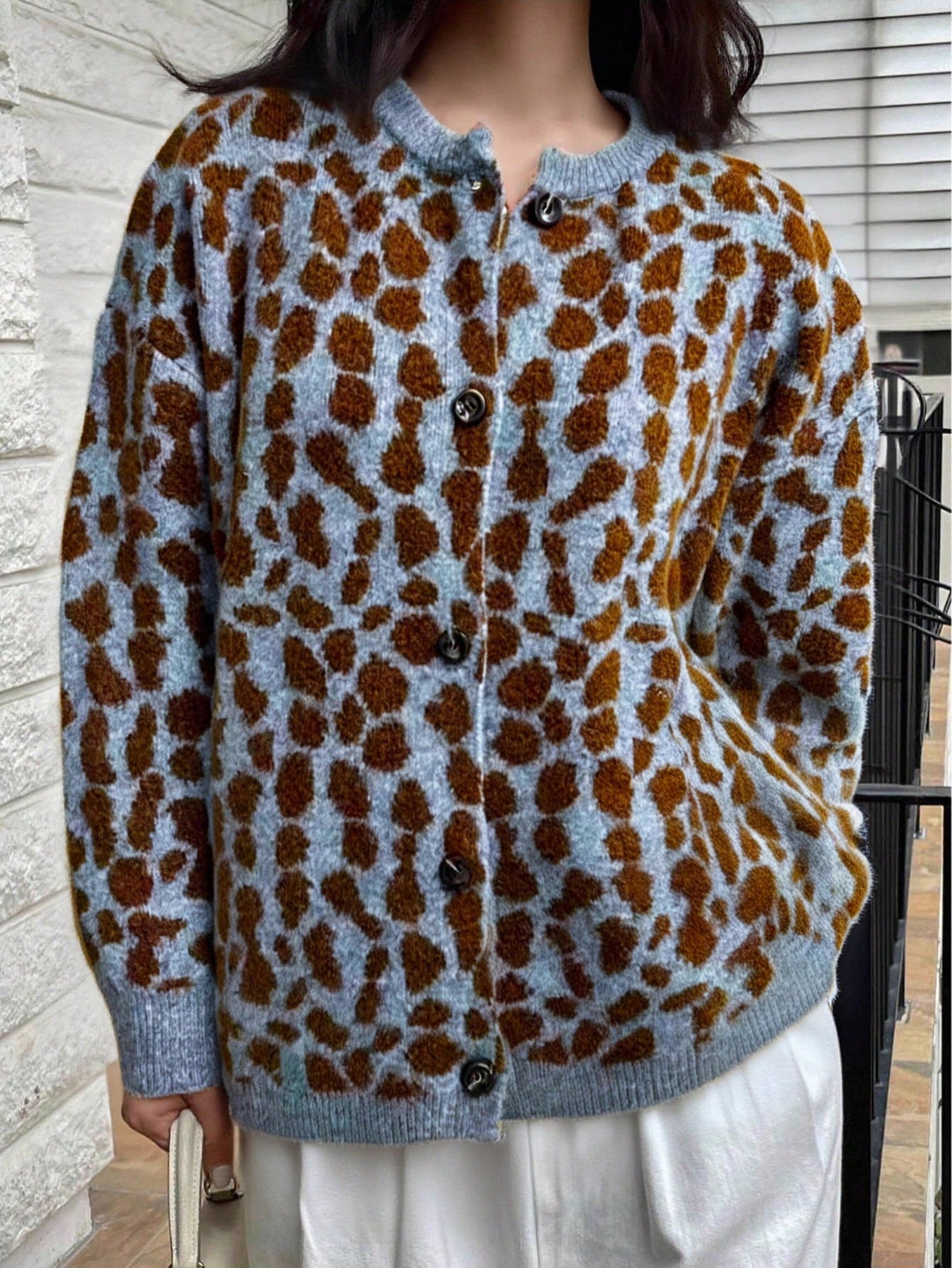 Cardigan SHEIN, gri