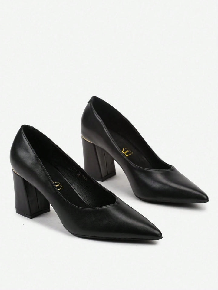 Pantofi cu toc SHEIN, negru