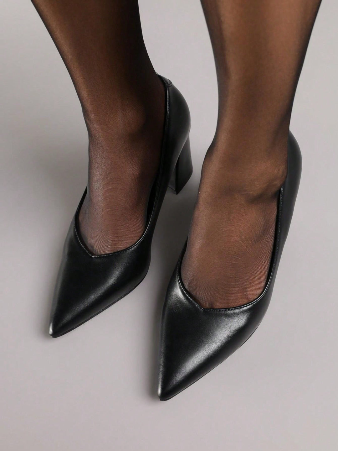Pantofi cu toc SHEIN, negru