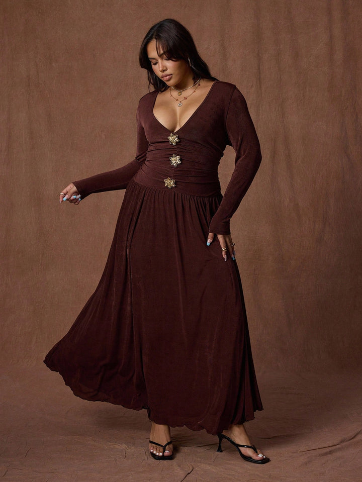 Rochie SHEIN, maro