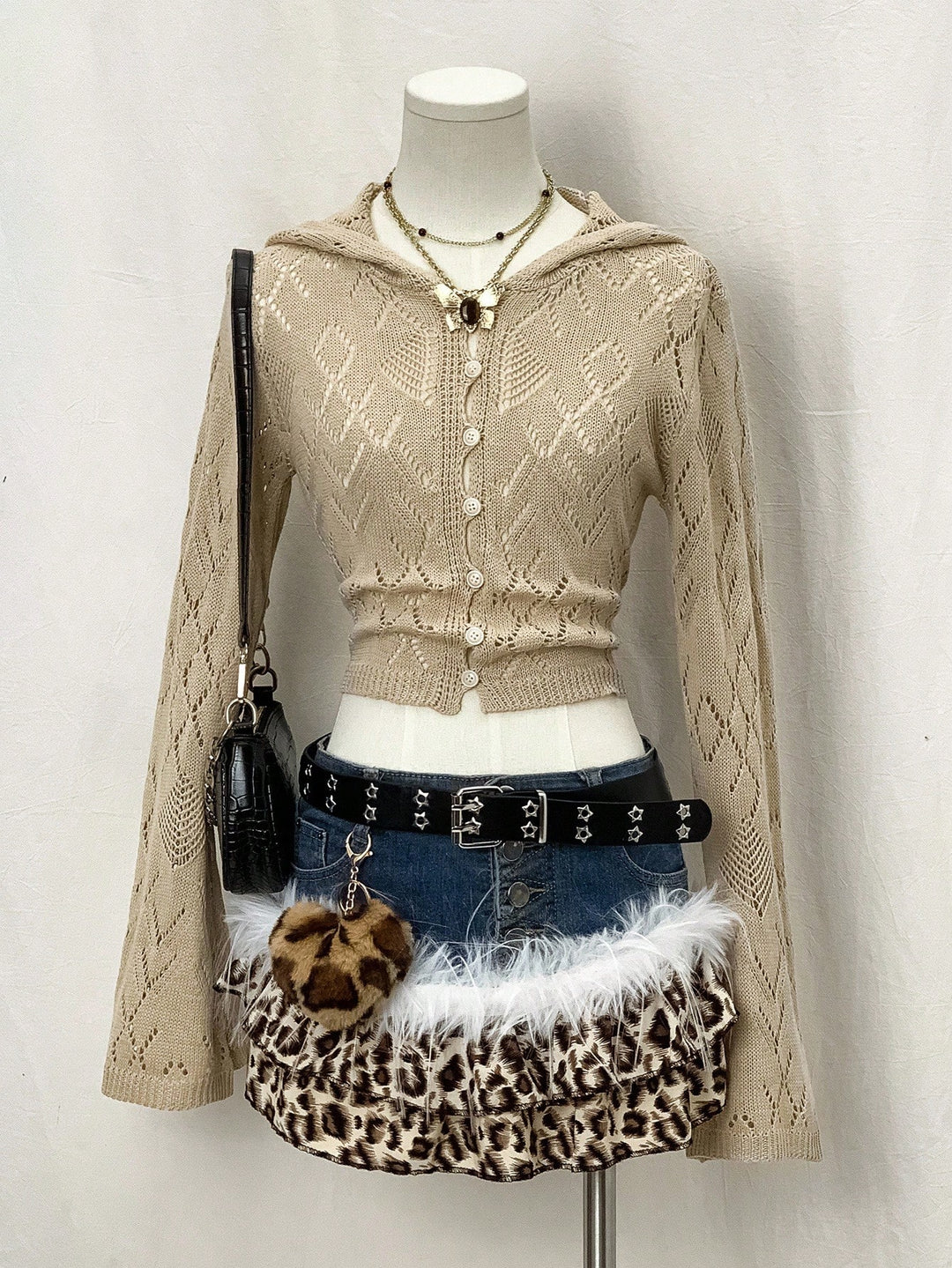 Cardigan SHEIN, bej