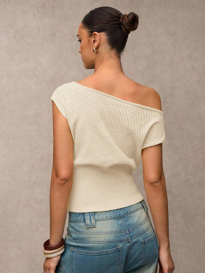 Bluza tricotată SHEIN, portocaliu