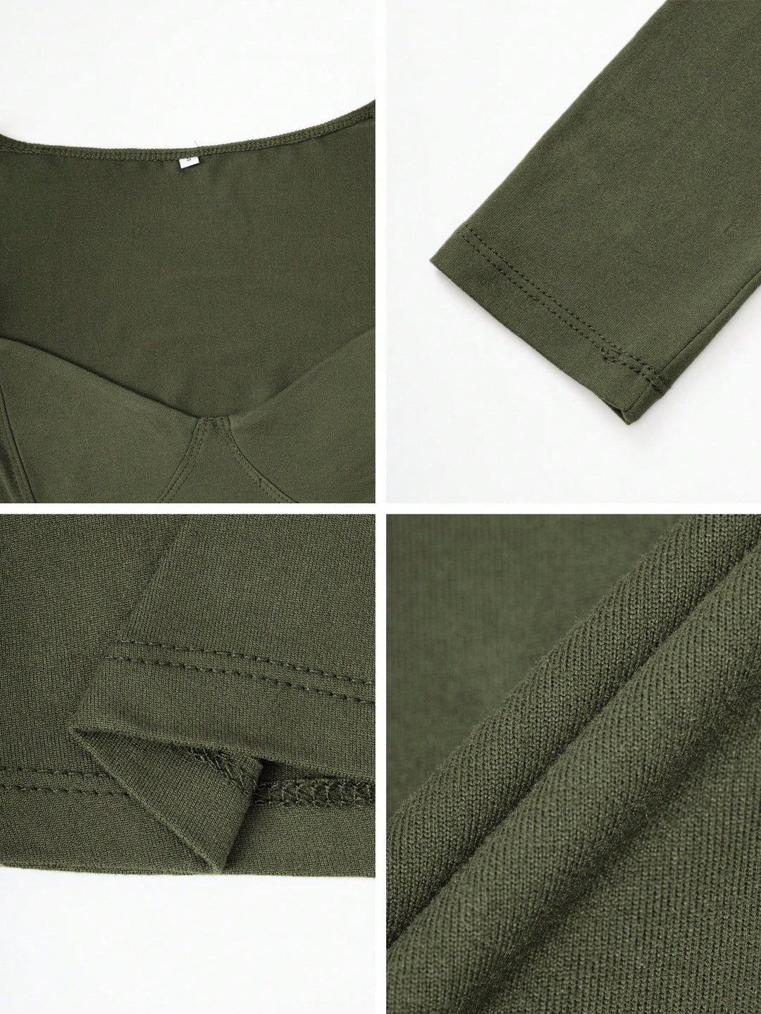Tricou SHEIN, kaki