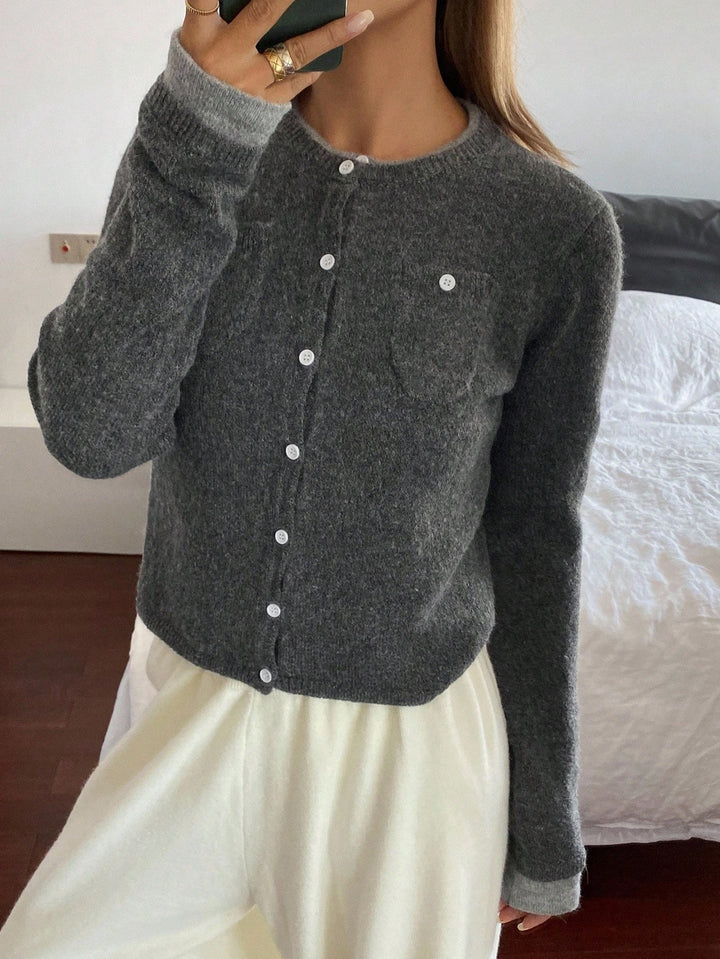 Cardigan SHEIN, gri