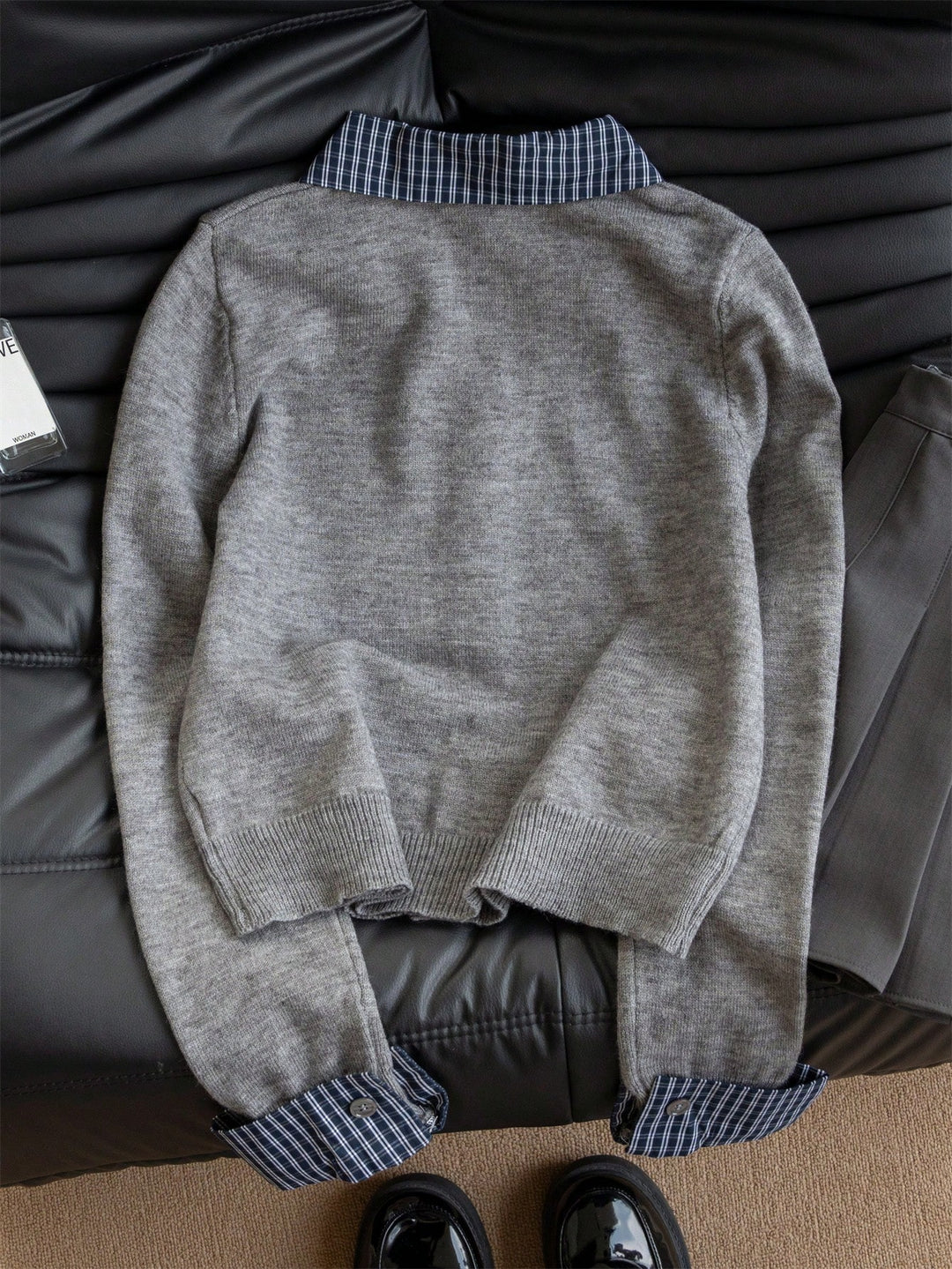 Cardigan SHEIN, gri