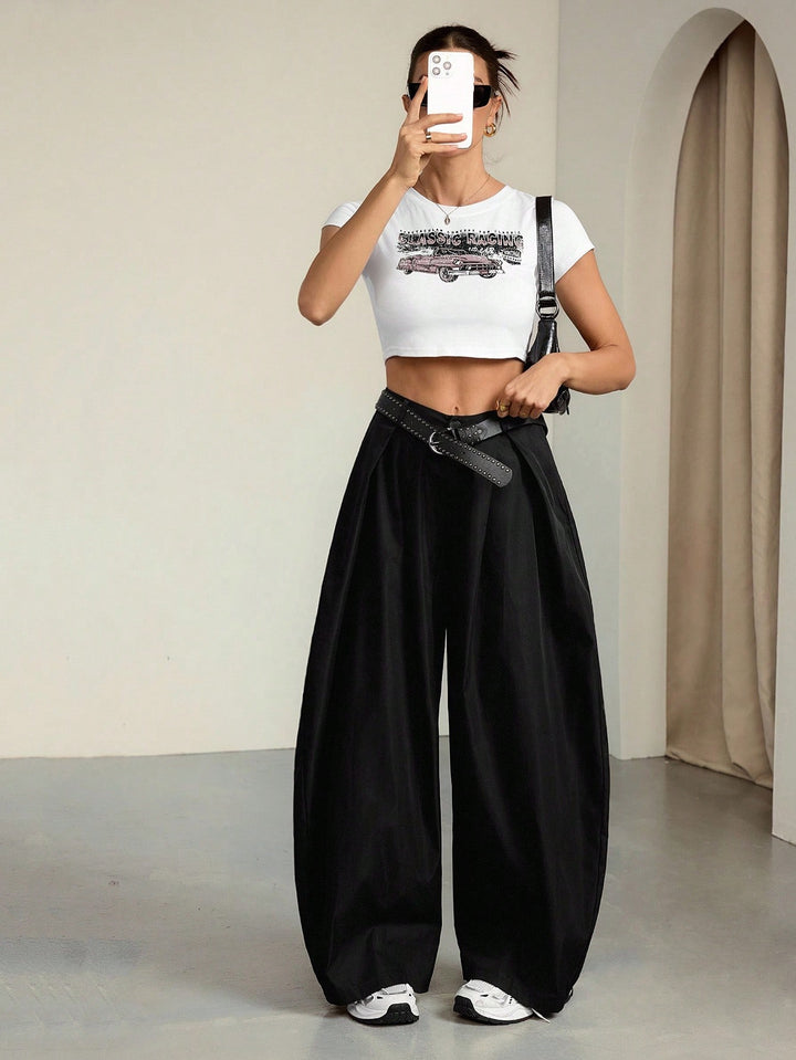 Pantaloni SHEIN, negru