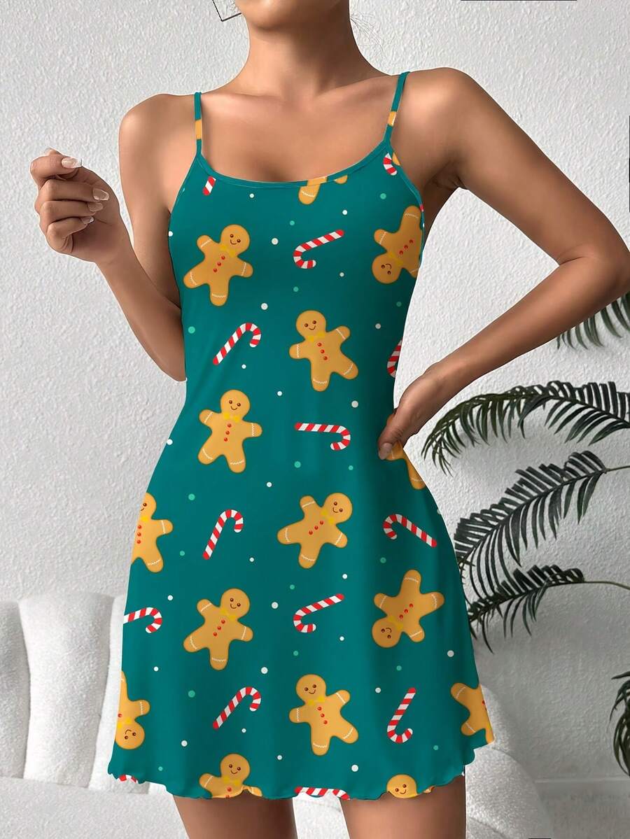 Rochie de noapte SHEIN, verde