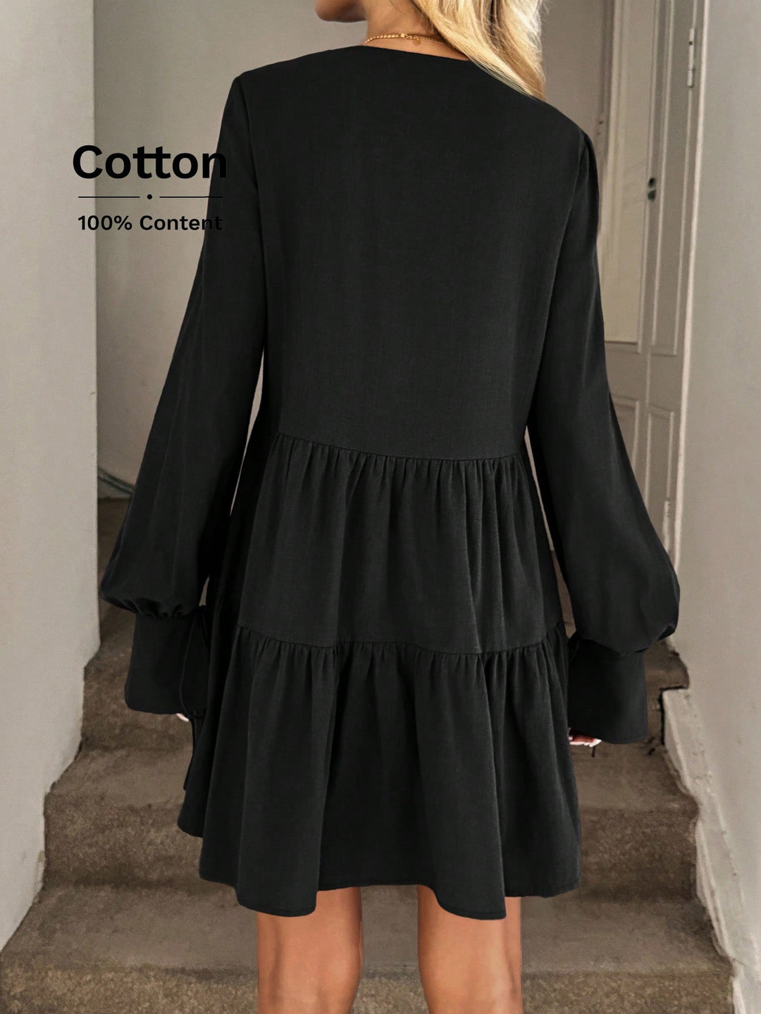 SHEIN mini ruha, fekete