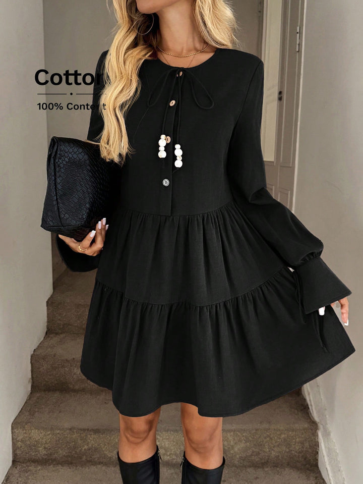 SHEIN mini ruha, fekete