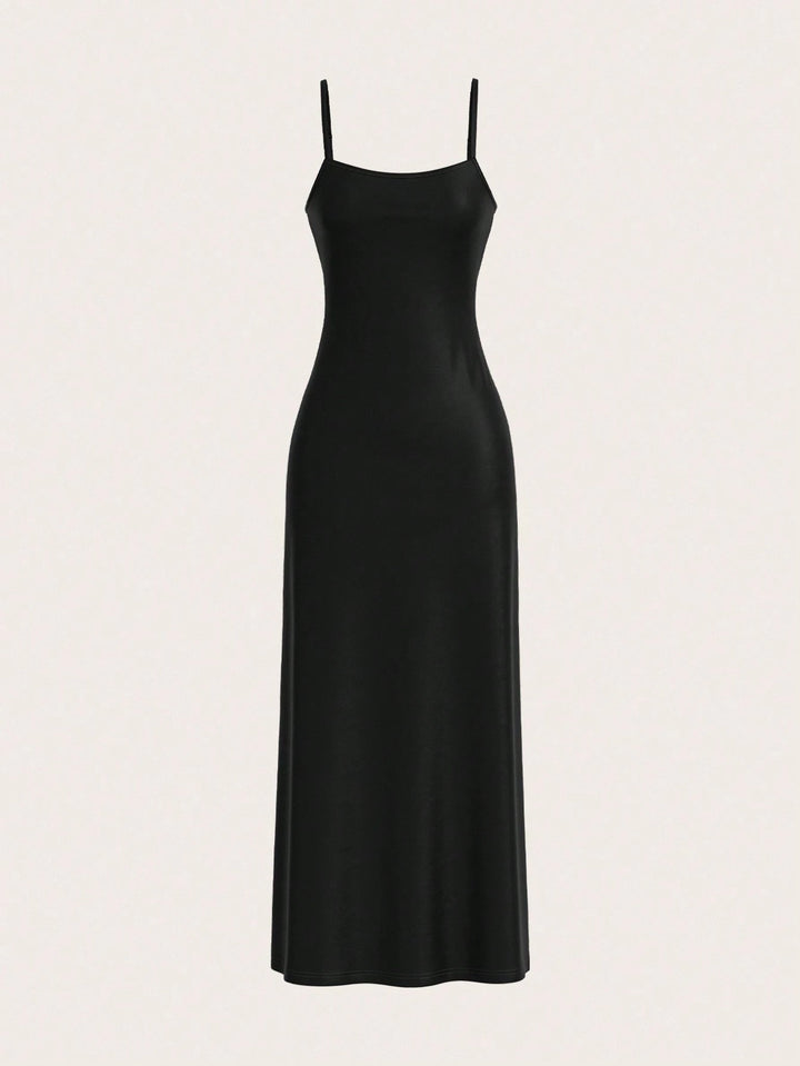 SHEIN maxi ruha, fekete