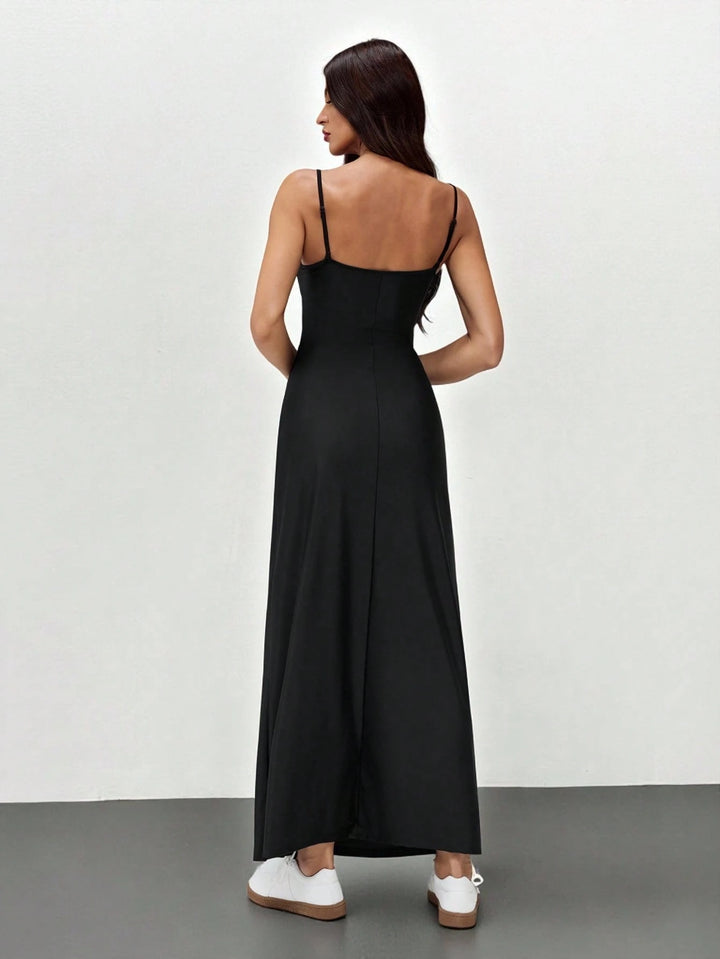 SHEIN maxi ruha, fekete