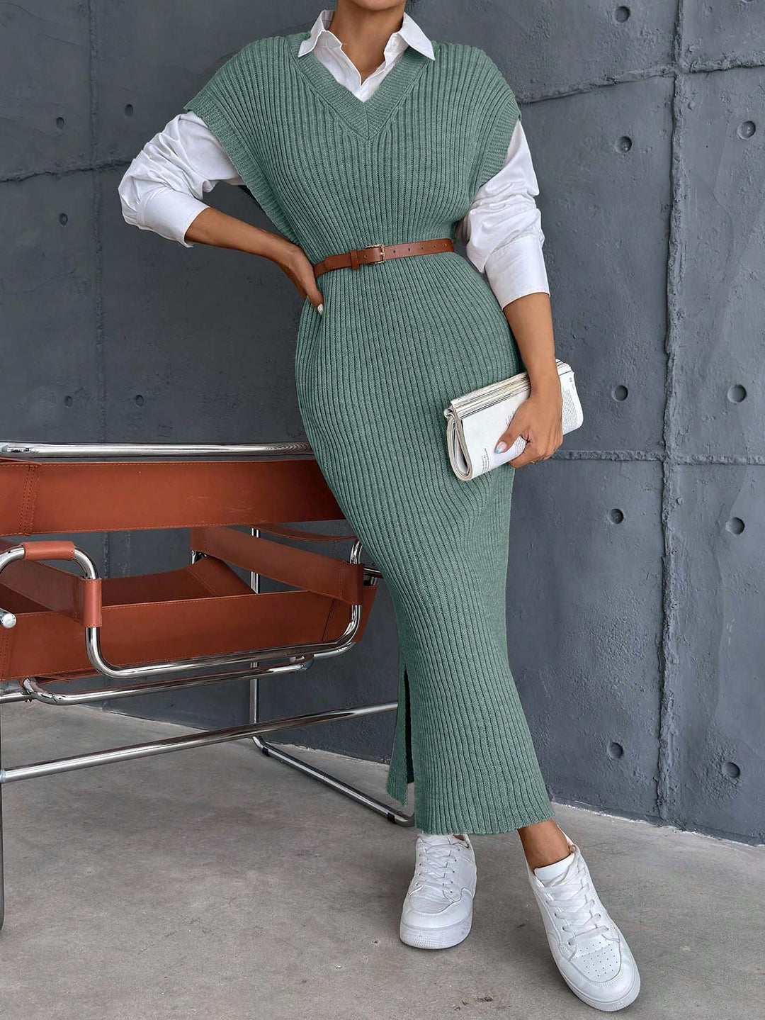 Rochie SHEIN, verde
