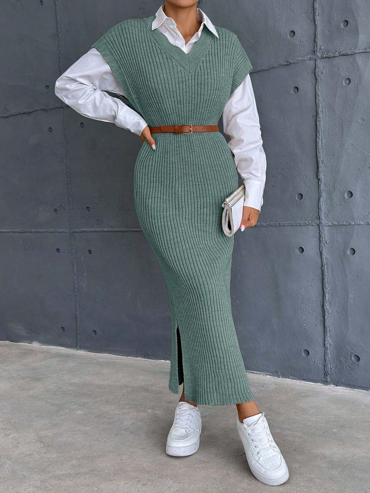 Rochie SHEIN, verde