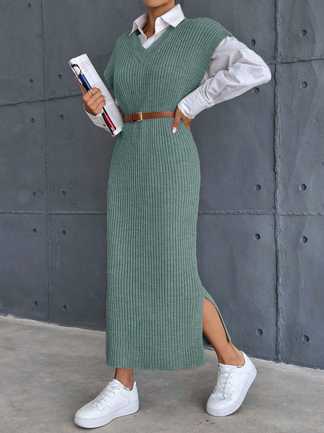 Rochie SHEIN, verde