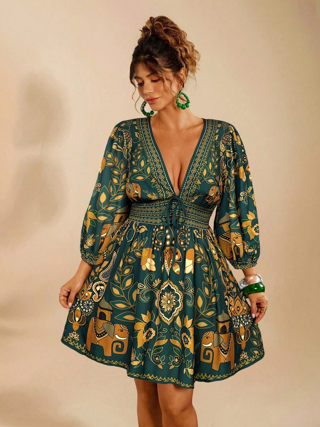 Rochie SHEIN, verde