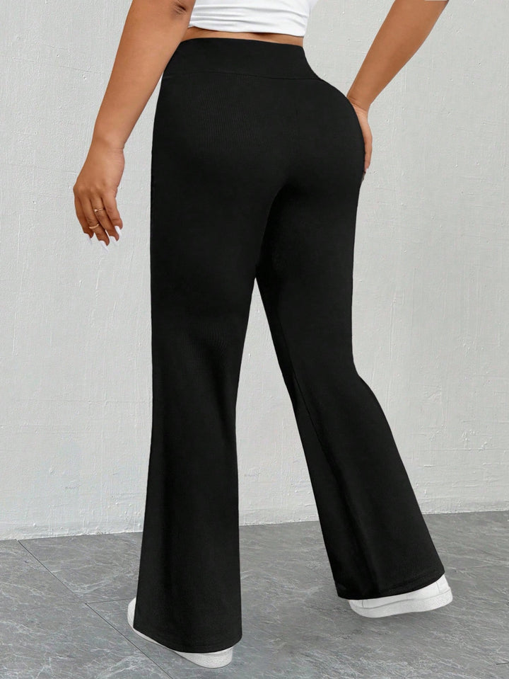 Shein Curve+ nadrág, fekete