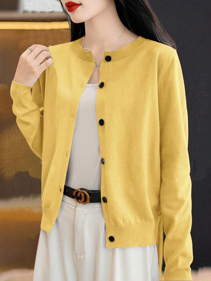 Cardigan SHEIN, galben