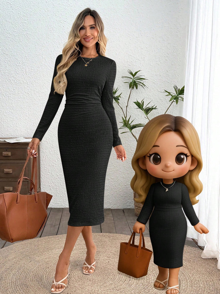 Rochie maxi SHEIN, negru