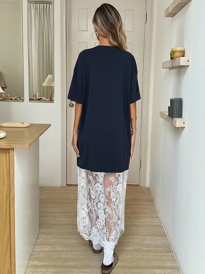 Rochie maxi Shein, mix culori