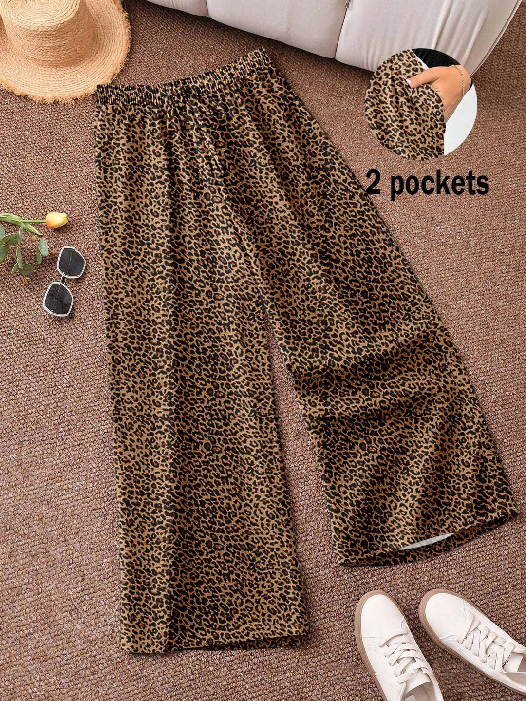 Pantaloni SHEIN, kaki