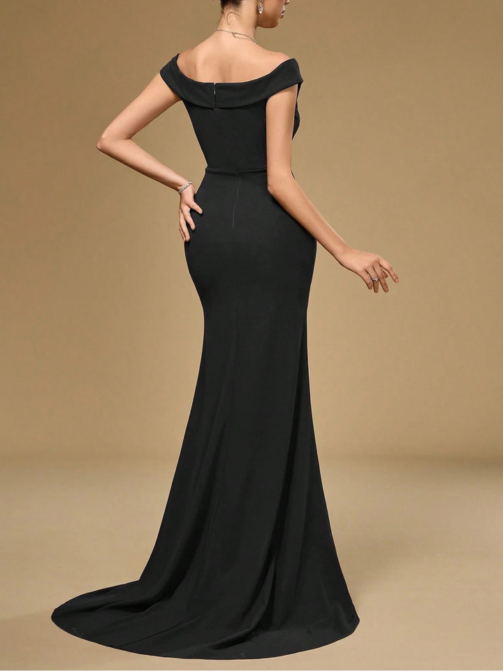 Shein maxi ruha, fekete