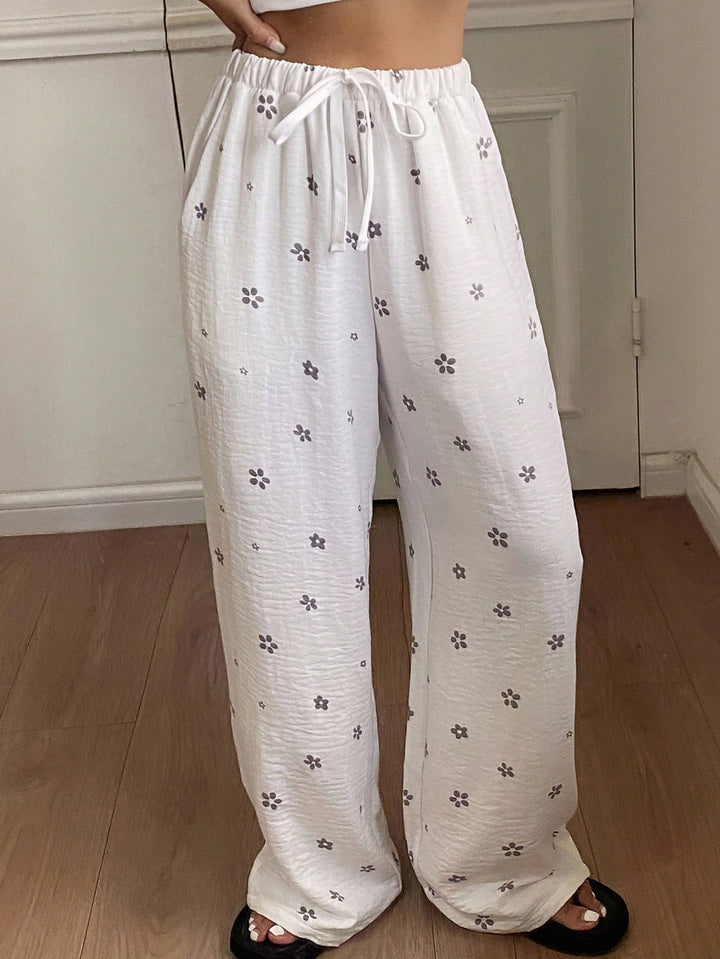 Pantaloni SHEIN, alb