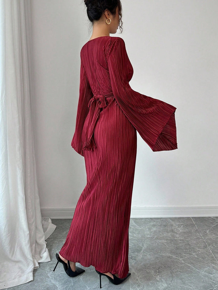 Rochie midi SHEIN, vișiniu