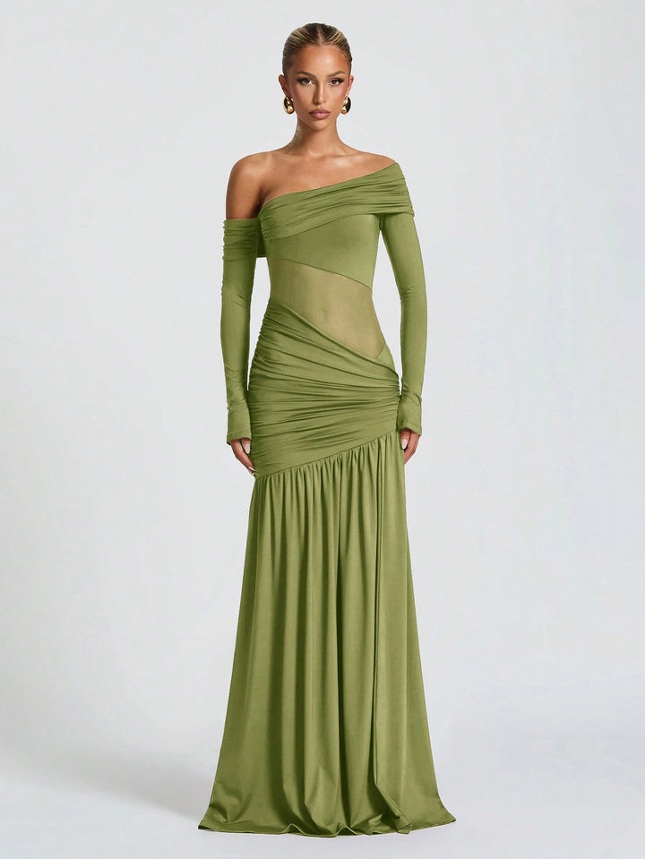 Rochie SHEIN, kaki