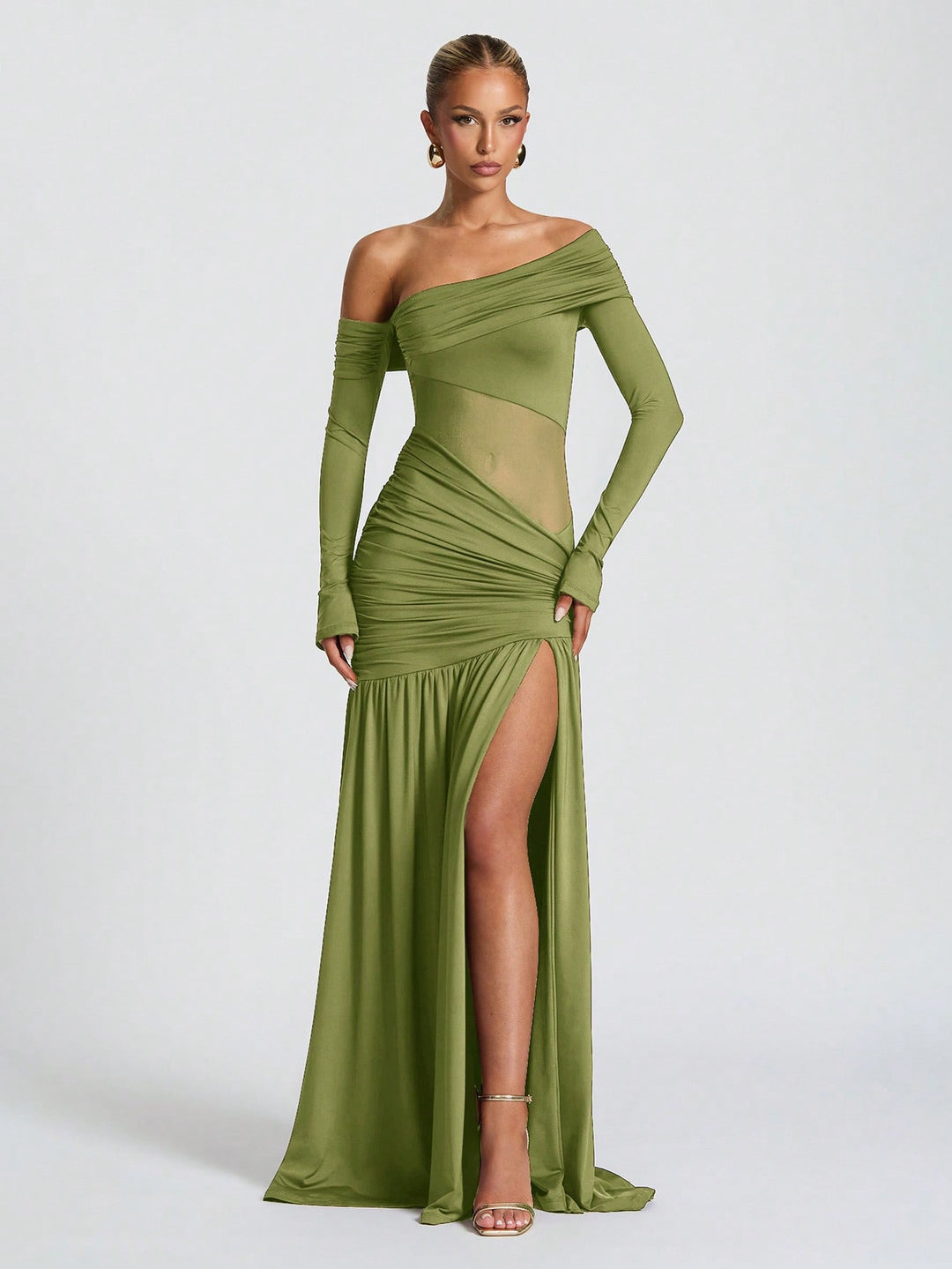 Rochie SHEIN, kaki