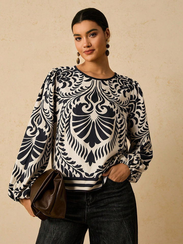 SHEIN Blouse, mixed colors
