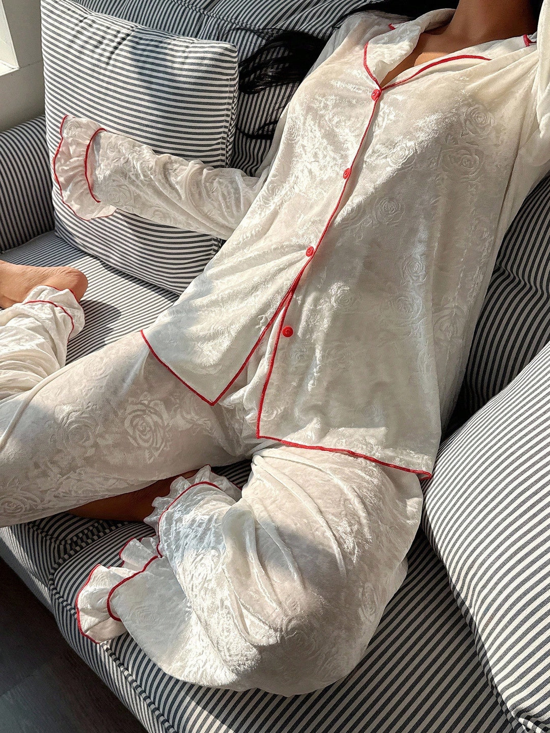 Pijama SHEIN, alb