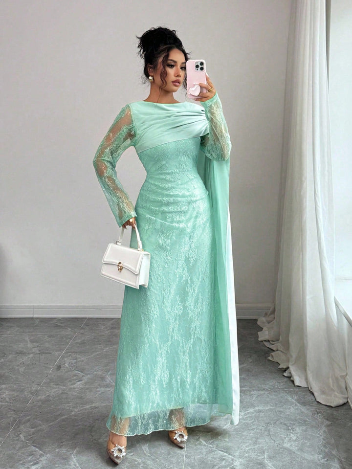 Rochie maxi SHEIN, albastru