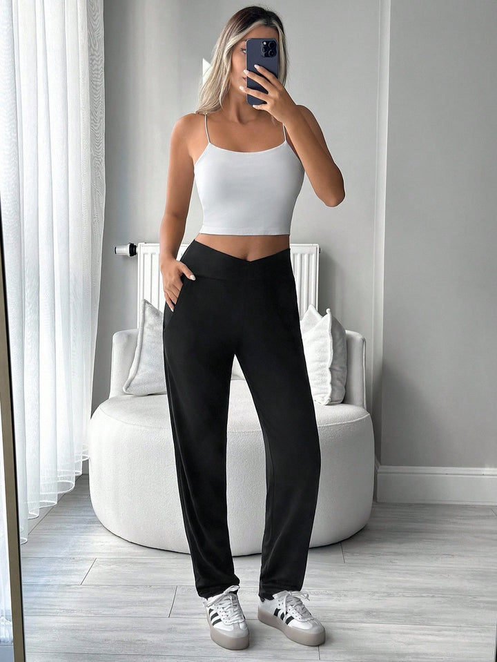 Pantaloni SHEIN, negru
