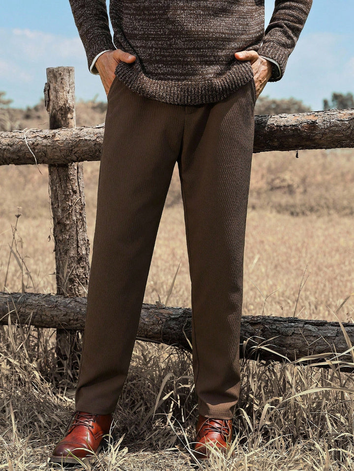 Pantalon SHEIN, maro