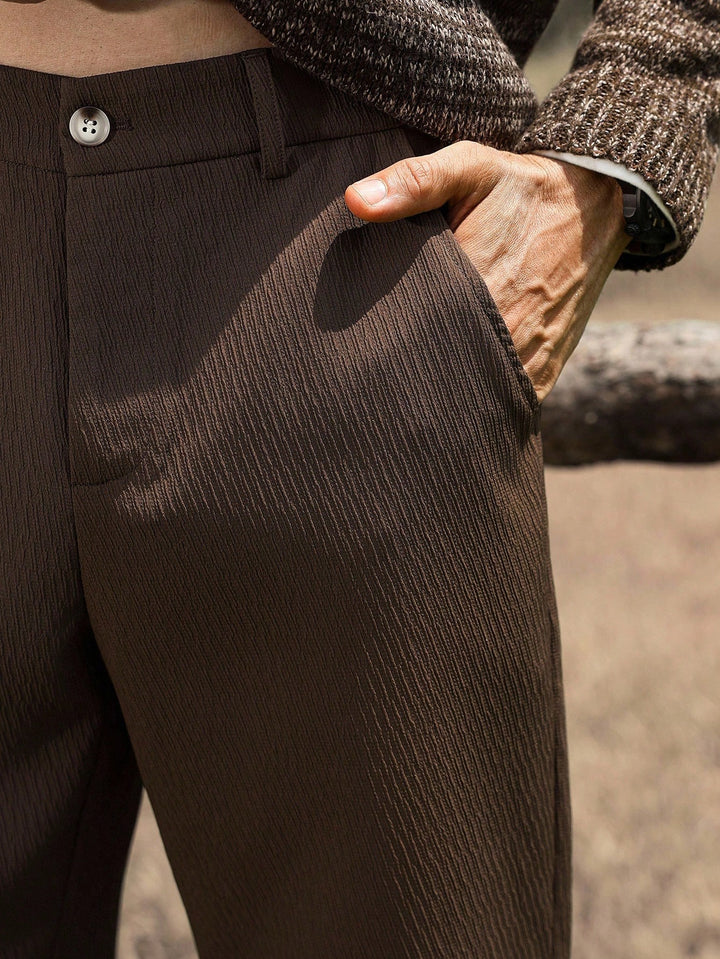 Pantalon SHEIN, maro