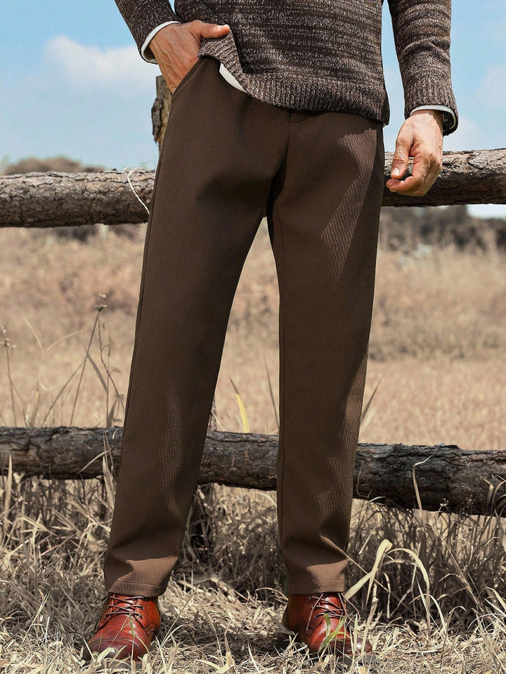 Pantalon SHEIN, maro