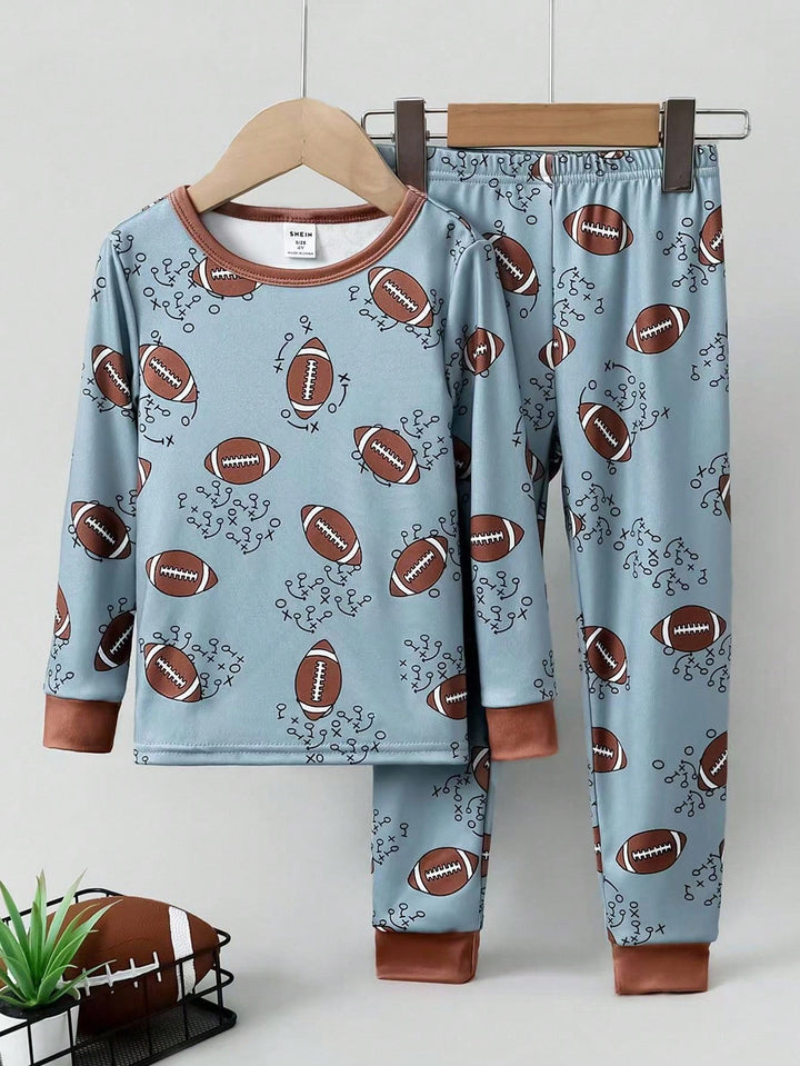 Compleu pijamale SHEIN, albastru
