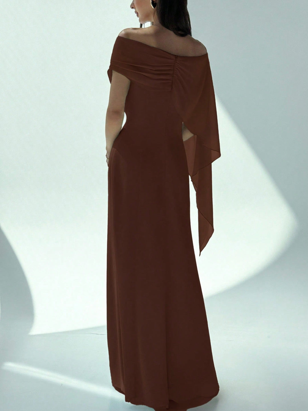 Rochie maxi SHEIN, maro