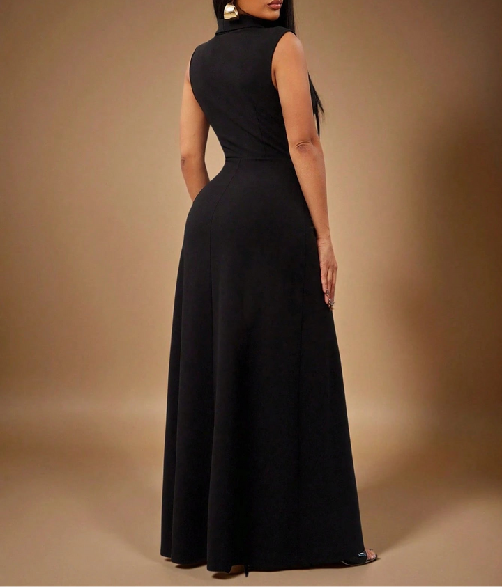 SHEIN maxi ruha, fekete