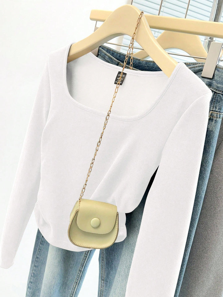 Top SHEIN, alb