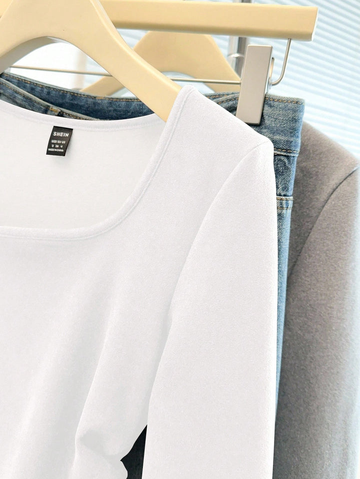 Top SHEIN, alb