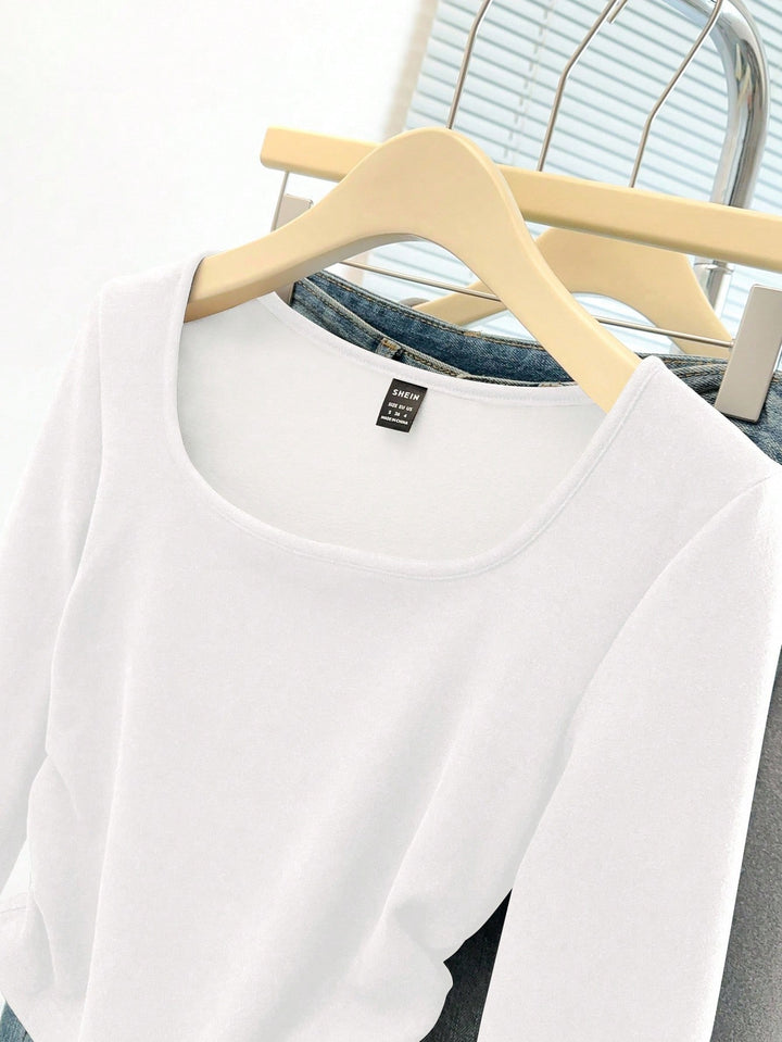 Top SHEIN, alb